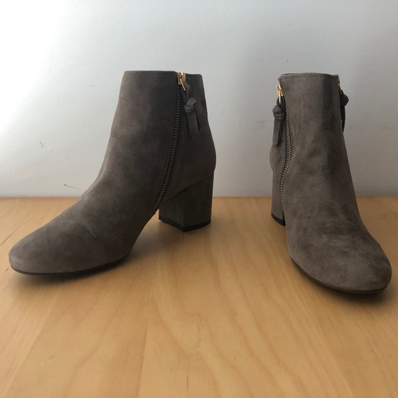 Cole Haan Suede Ankle Boots (fits like a 6) - Picture 1 of 3